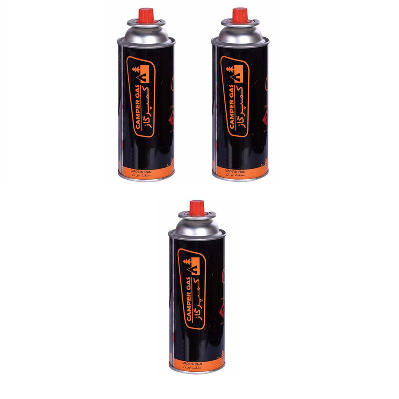 کپسول گاز 220 گرمی کمپرگاز مدل C220 بسته 3 عددی