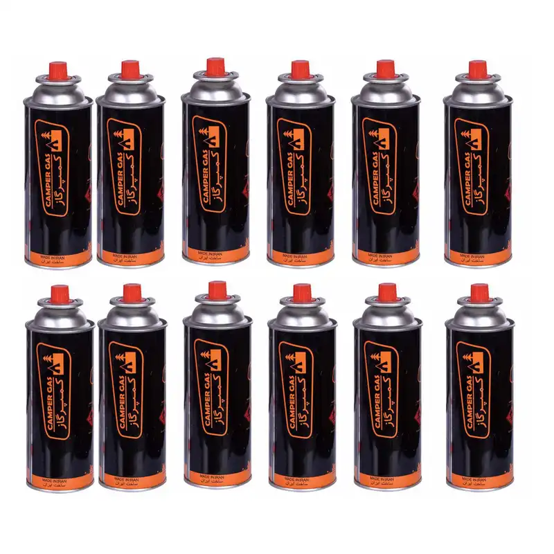 کپسول گاز 220 گرمی کمپرگاز مدل C220 بسته 12 عددی