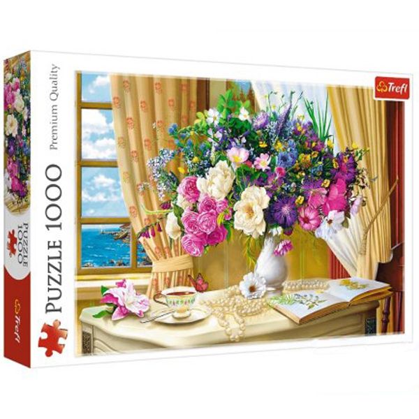 پازل 1000 تکه ترفل مدل Flowers In The Morning پازل 1000 تکه ترفل مدل Flowers In The Morning