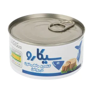 کنسرو ماهی تون در روغن سیکارو مقدار 180 گرم