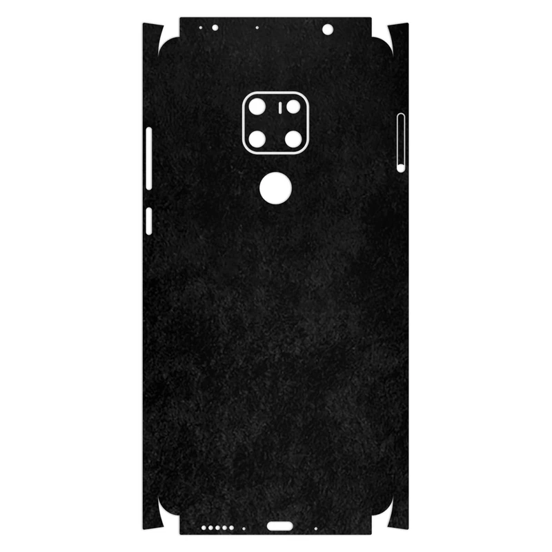 برچسب پوششی ماهوت مدل Black-Suede-FullSkin مناسب برای گوشی هوآوی Mate20