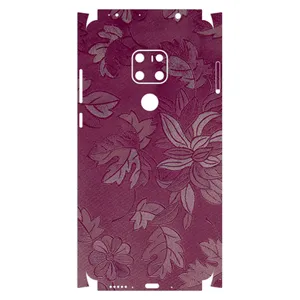 MAHOOT Red-Wild-Flower-Fiber-FullSkin Cover Sticker for Huawei Mate20
