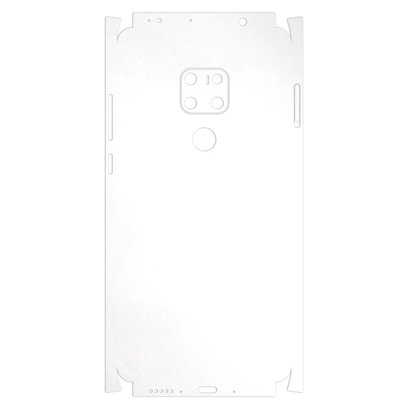 برچسب پوششی ماهوت مدل White-Metallic-FullSkin مناسب برای گوشی هوآوی Mate20