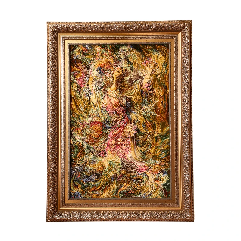 تابلو فرش دستبافت طرح مینیاتور کد 65656