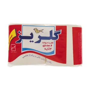 دستمال توالت گلریز مدل Flower بسته 2 عددی
