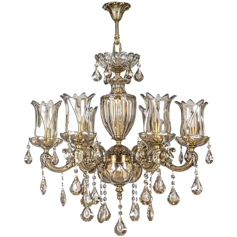 لوستر شش شعله چشمه نور کد C2979.6-BO