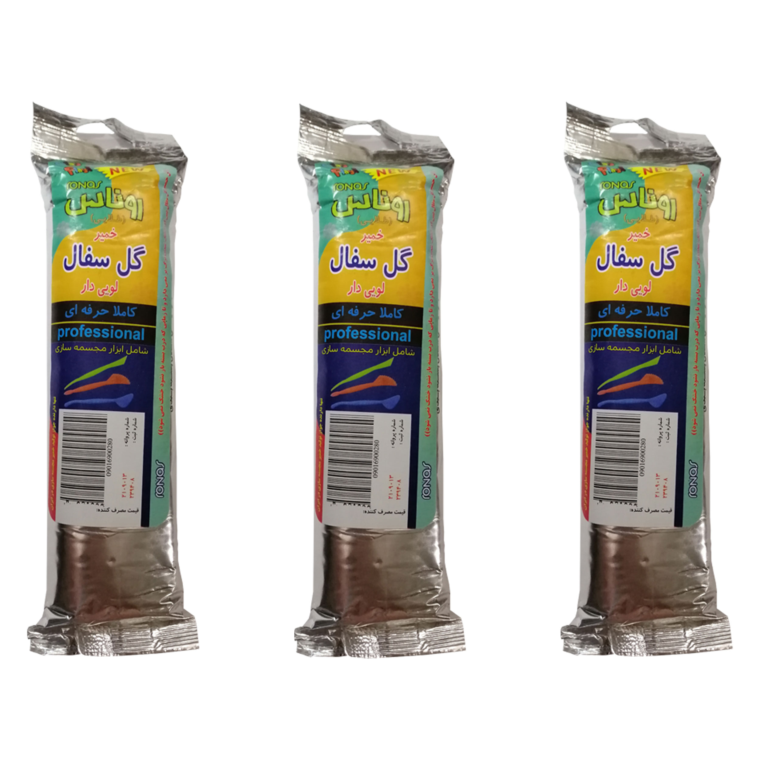 گل سفال روناس مدل tool3 بسته 3 عددی