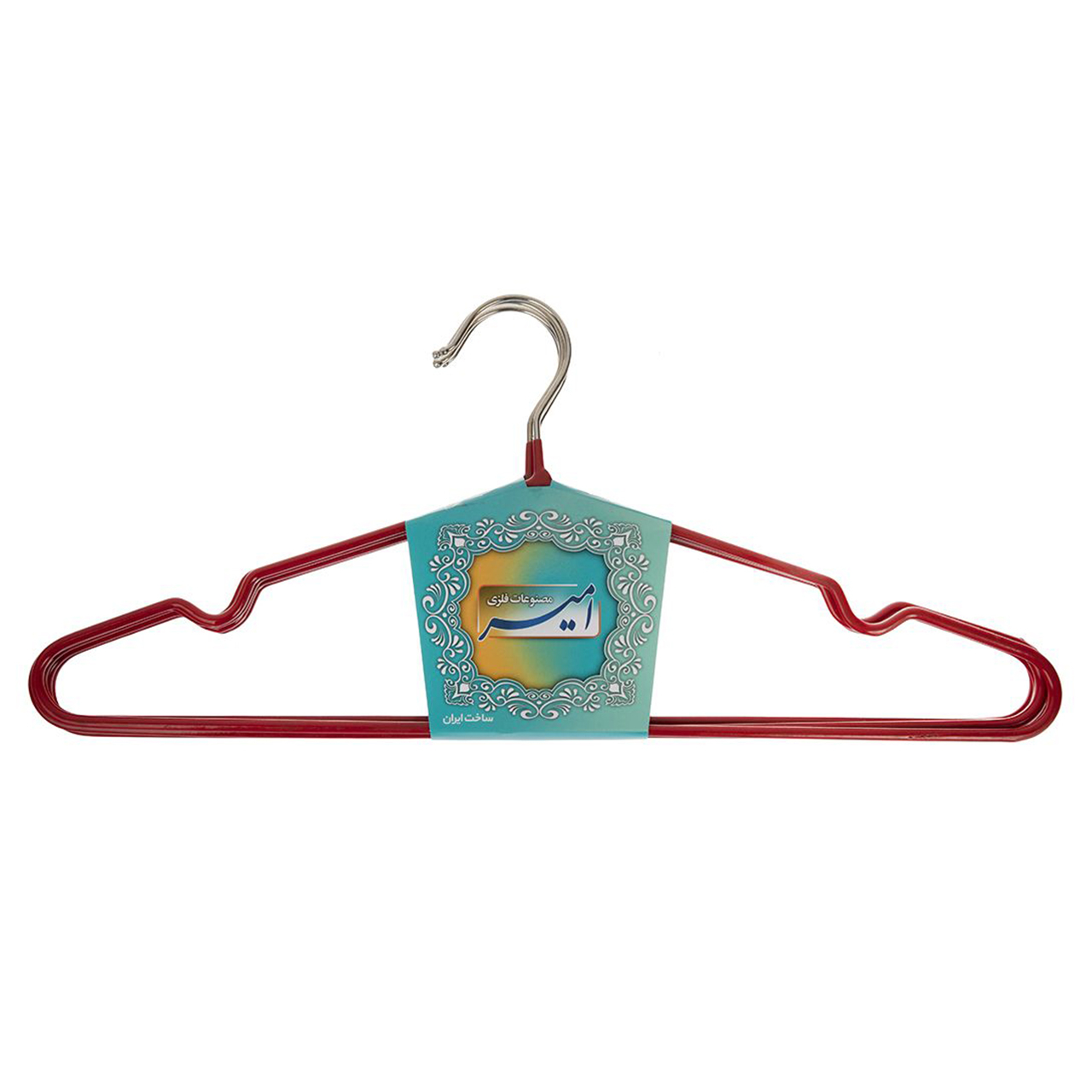چوب لباسی امیر کد 001 بسته 5 عددی