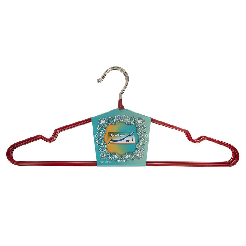 چوب لباسی امیر کد 001 بسته 5 عددی