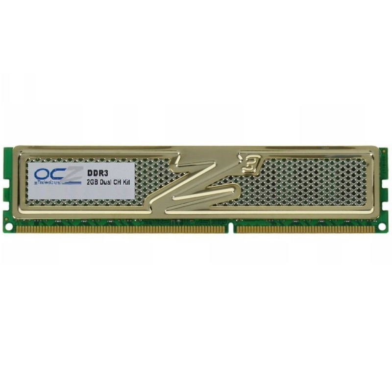 رم دسکتاپ DDR3 تک کاناله 1600 مگاهرتز CL8 او سی زد مدل 3G1600LV ظرفیت 2 گیگابایت