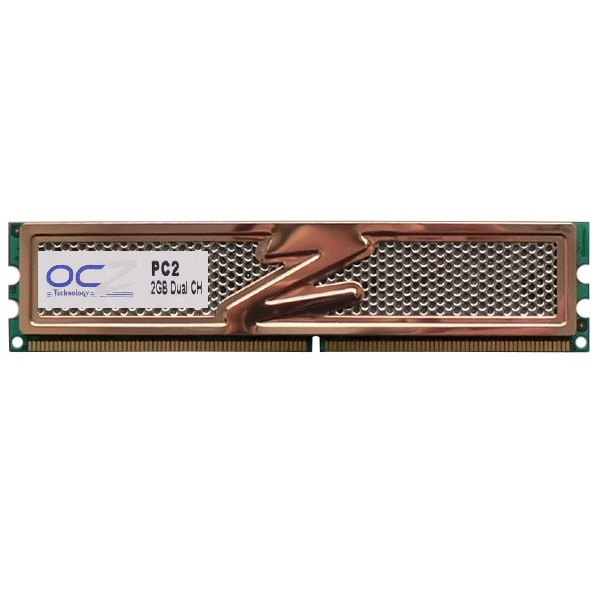 رم دسکتاپ DDR2 تک کاناله 1066 مگاهرتز CL5 او سی زد مدل PC2-8500U ظرفیت 2 گیگابایت