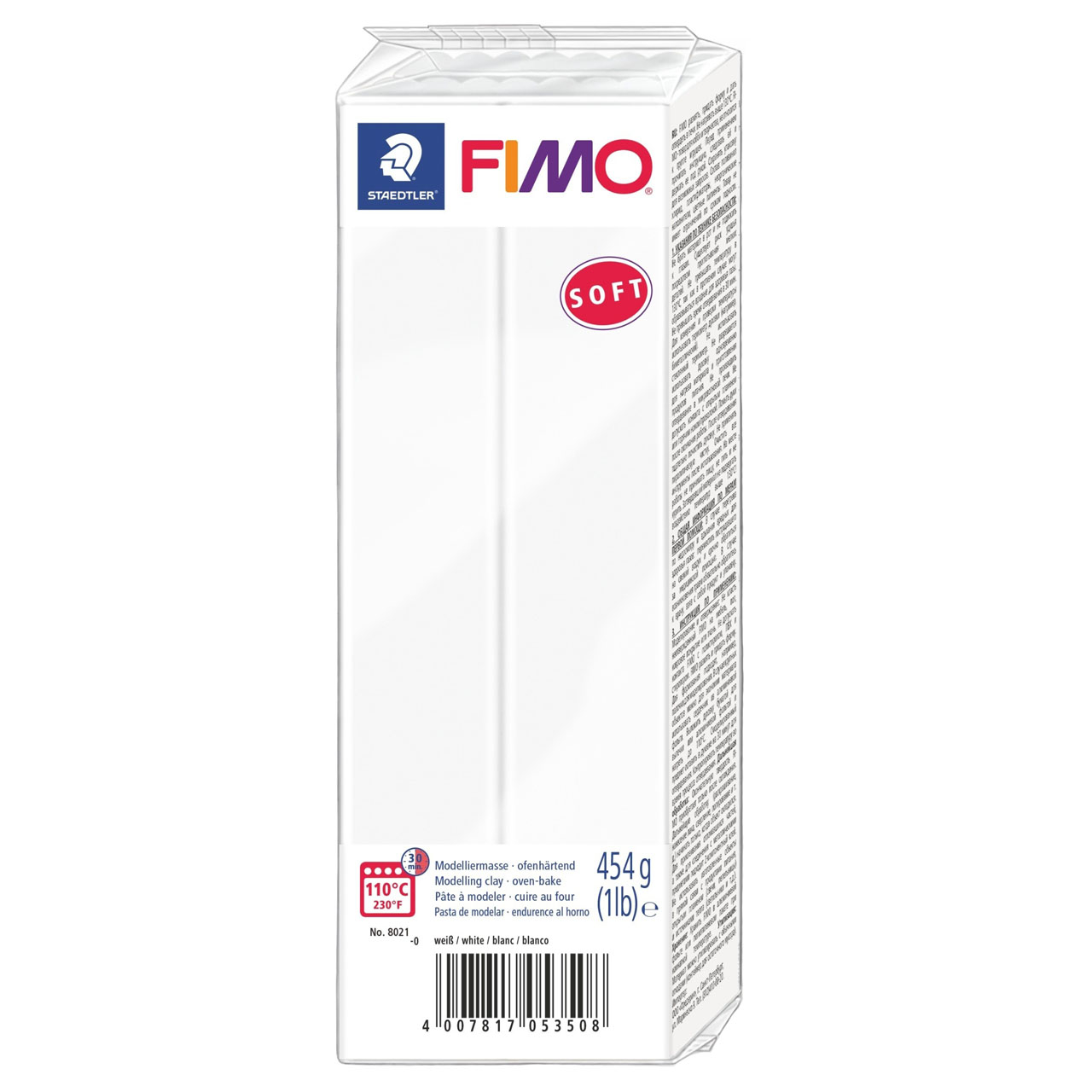 خمیر پلیمری فیمو استدلر مدل سافت 454g کد 0 