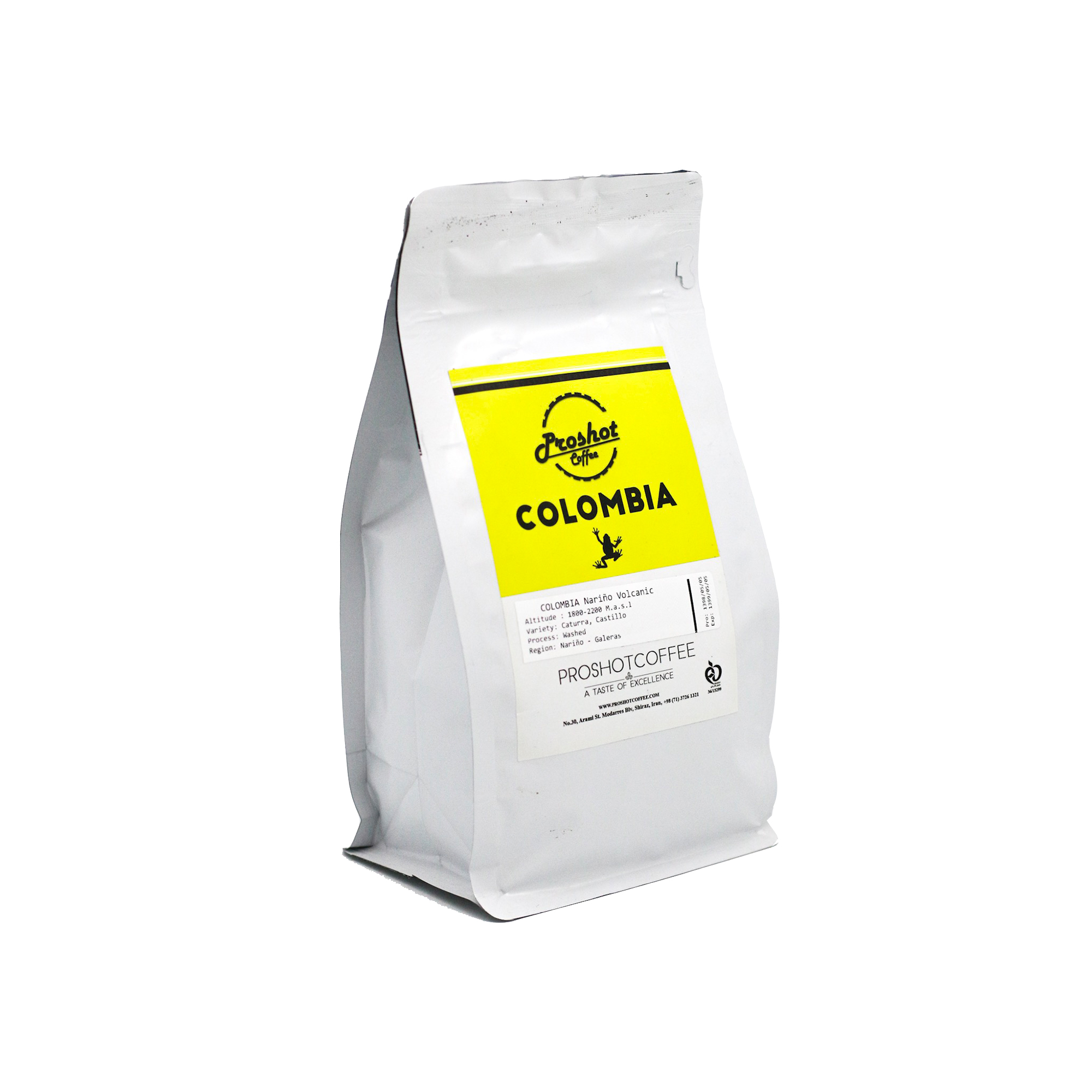 قهوه اسپرسو پروشات مدل کلمبیا مقدار 250 گرم
