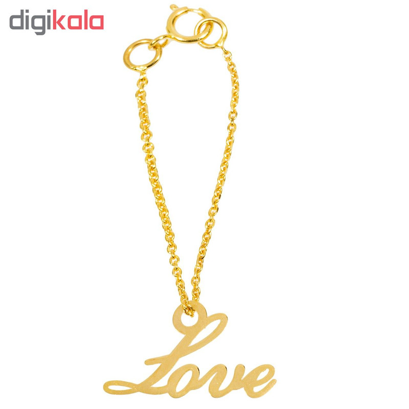 آویز ساعت طلا 18 عیار زنانه طرح لاو کد SG553 آویز ساعت طلا 18 عیار زنانه طرح لاو کد SG553