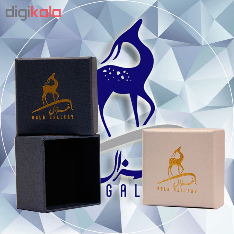 آویز ساعت طلا 18 عیار زنانه غزال گالری طرح جغد کد GGE020
