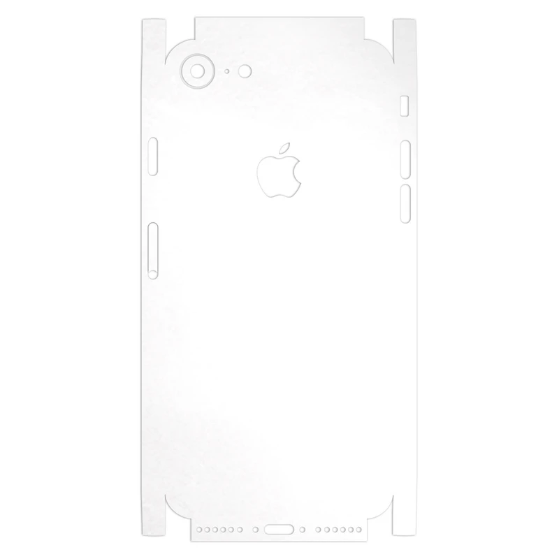 برچسب پوششی ماهوت مدل Full skin-White-Metallic مناسب برای گوشی موبایل اپل iPhone 7