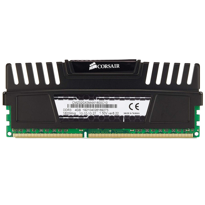 تصویر رم دسکتاپ DDR3 تک کاناله 1600 مگاهرتز CL10 کورسیر مدل CMZ32GX3M4X1600C10 ظرفیت 4 گیگابایت