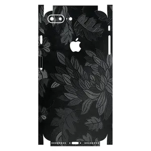 MAHOOT Black-Wild-Flower-Fiber Cover Sticker for Apple iPhone 7 Plus