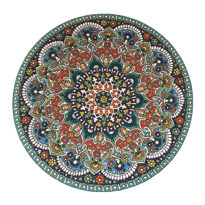 بشقاب میناکاری کد RAG04