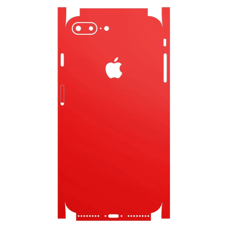 برچسب پوششی ماهوت مدل Full skin-RED-Matte مناسب برای گوشی موبایل اپل iPhone 7 Plus