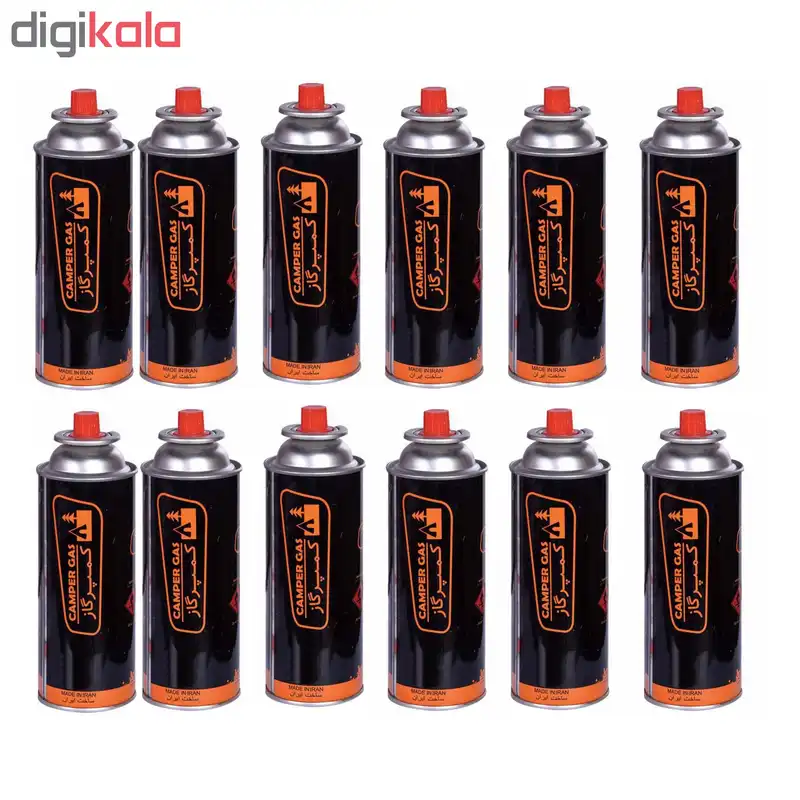 کپسول گاز 220 گرمی کمپرگاز مدل C220 بسته 12 عددی