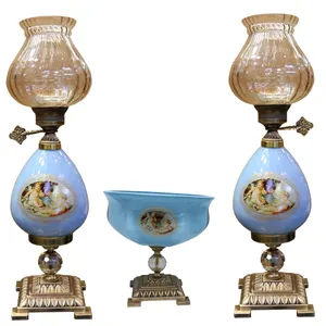 آباژور رومیزی کد T240 بسته 2 عددی به همراه میوه خوری