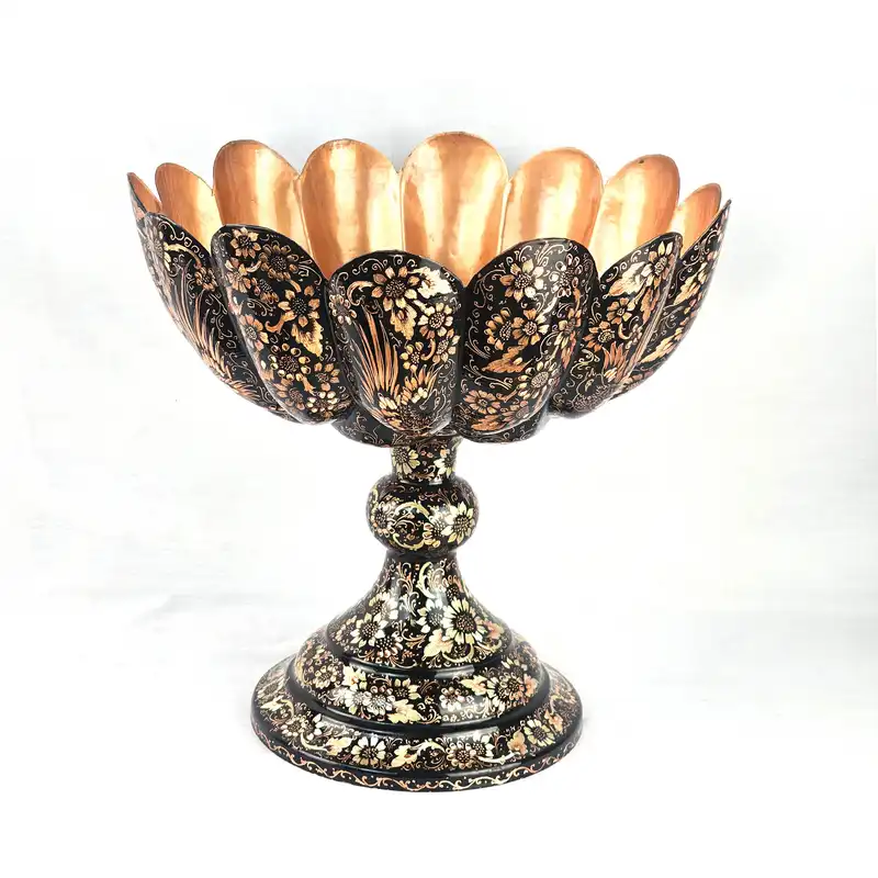 میوه خوری مسی مدل الماس تراش کد 38