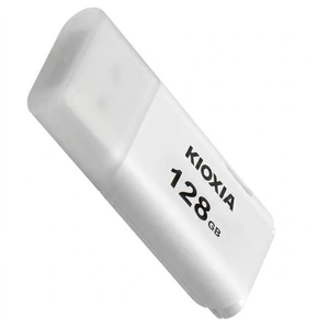 فلش مموری کیوکسیا مدل u202 ظرفیت 128 گیگابایت درپوش دار با رابط usb 2.0 و سرعت انتقال 30 مگابایت بر ثانیه، سازگار با کامپیوتر، لپ تاپ، موبایل، تبلت و تلویزیون
