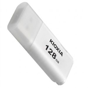 فلش مموری کیوکسیا مدل U202 ظرفیت 128 گیگابایت درپوش‌دار با رابط USB 2.0 و سرعت انتقال 30 مگابایت بر ثانیه، سازگار با کامپیوتر، لپ‌تاپ، موبایل، تبلت و تلویزیون