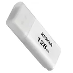فلش مموری کیوکسیا مدل U202 ظرفیت 128 گیگابایت درپوش‌دار با رابط USB 2.0 و سرعت انتقال 30 مگابایت بر ثانیه، سازگار با کامپیوتر، لپ‌تاپ، موبایل، تبلت و تلویزیون