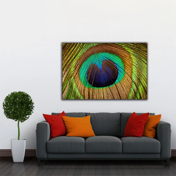 تابلو شاسی طرح پر طاووس کد GV-1071