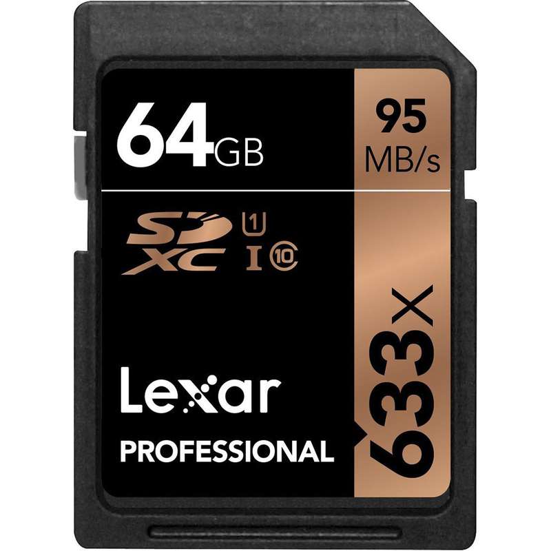 کارت حافظه SDXC لکسار مدل Professional کلاس 10 استاندارد UHS-I U1 سرعت 95MBps ظرفیت 64 گیگابایت کارت حافظه SDXC لکسار مدل Professional کلاس 10 استاندارد UHS-I U1 سرعت 95MBps ظرفیت 64 گیگابایت