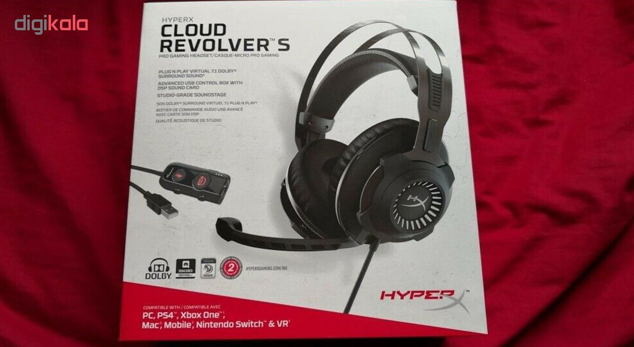 مشخصات، قیمت و خرید هدست مخصوص بازی هایپرایکس مدل Cloud Revolver S |  دیجی\u200cکالا