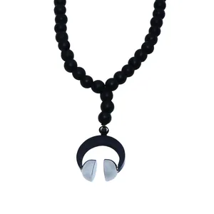 گردنبند مردانه طرح هدفون مدل GM-01