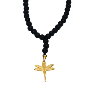 گردنبند مردانه طرح سنجاقک کد GM-012