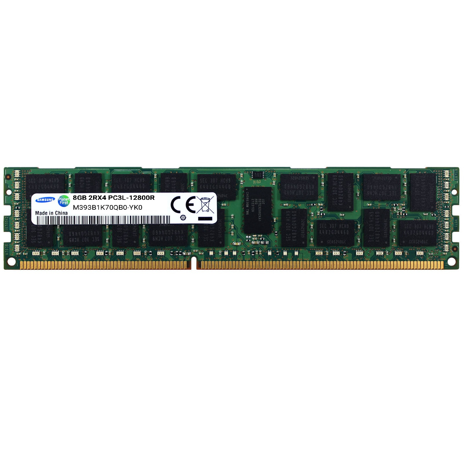 رم سرور DDR3 تک کاناله 1600 مگاهرتز CL11 سامسونگ مدل M393B1K70QB0-YK0 ظرفیت 8 گیگابایت