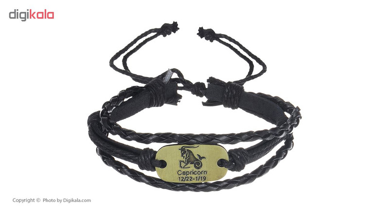 دستبند مردانه طرح ماه تولد دی کد AFR00213