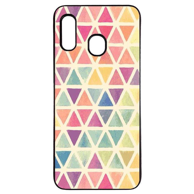 کاور طرح مثلث رنگی کد 43156 مناسب برای گوشی موبایل سامسونگ galaxy a30
