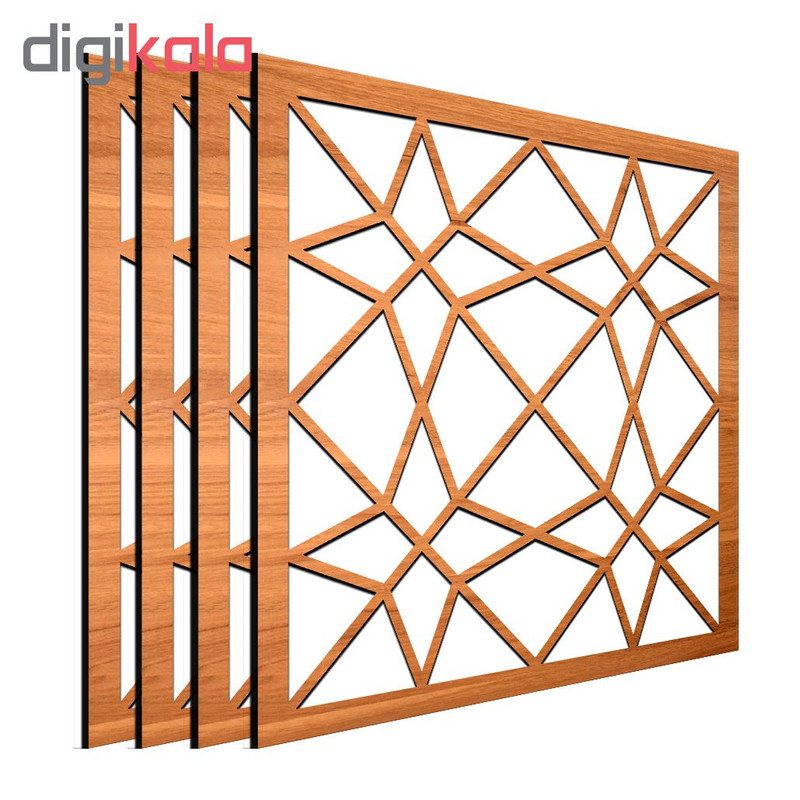 تایل سقفی کد LMG0026-G سایز 60*60 سانتی متر بسته 4 عددی