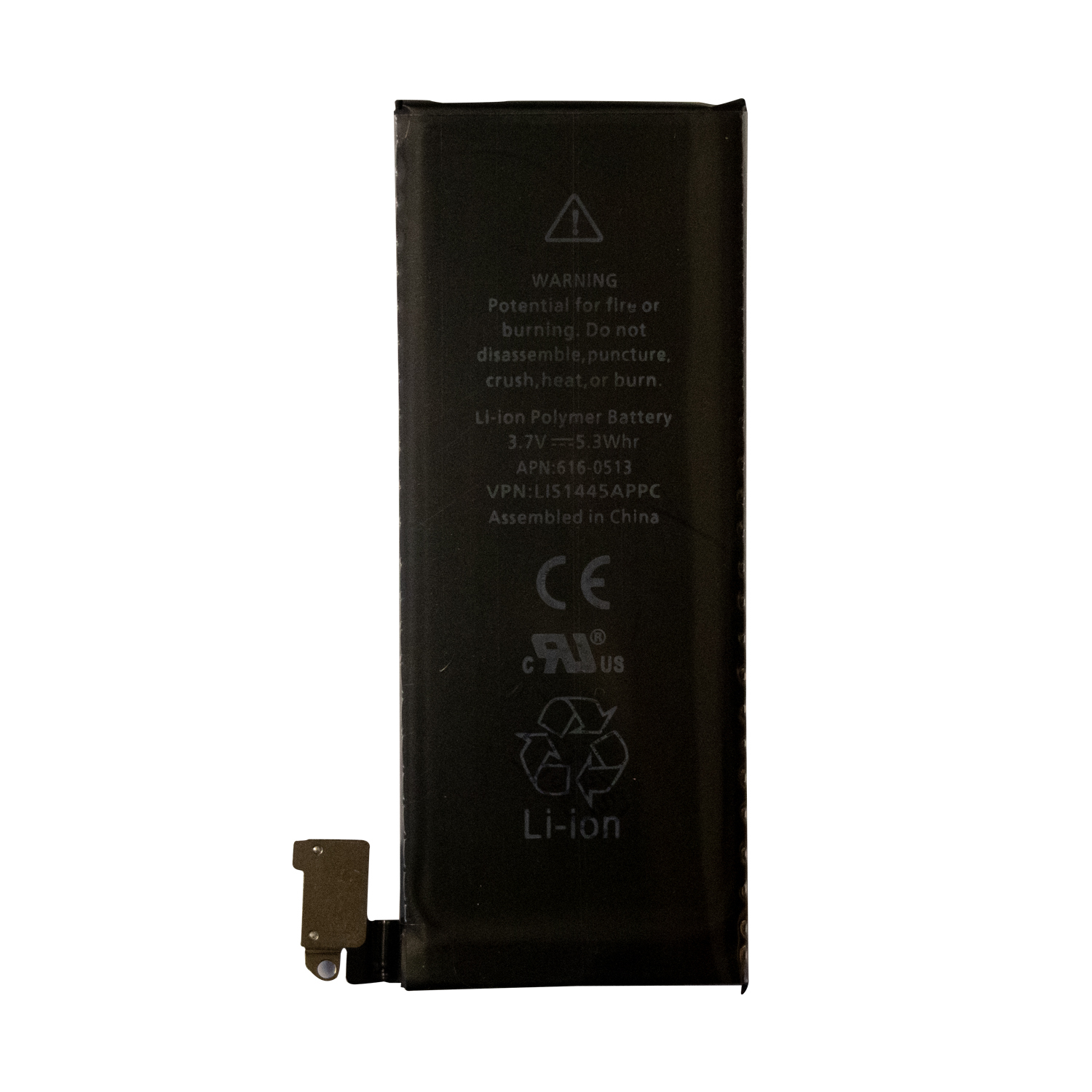 باتری موبایل مدل 0513-616 ظرفیت 1420 میلی آمپر ساعت مناسب برای گوشی موبایل اپل iphone 4