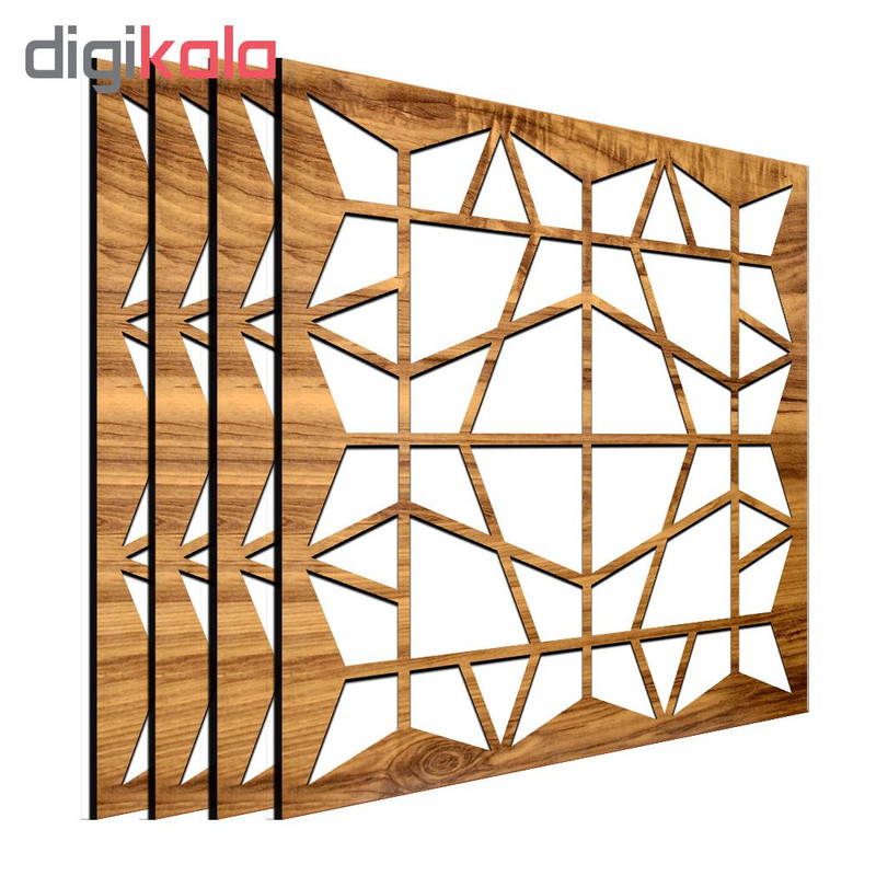 تایل سقفی کد LMG0027-A سایز 60*60 سانتی متر بسته 4 عددی