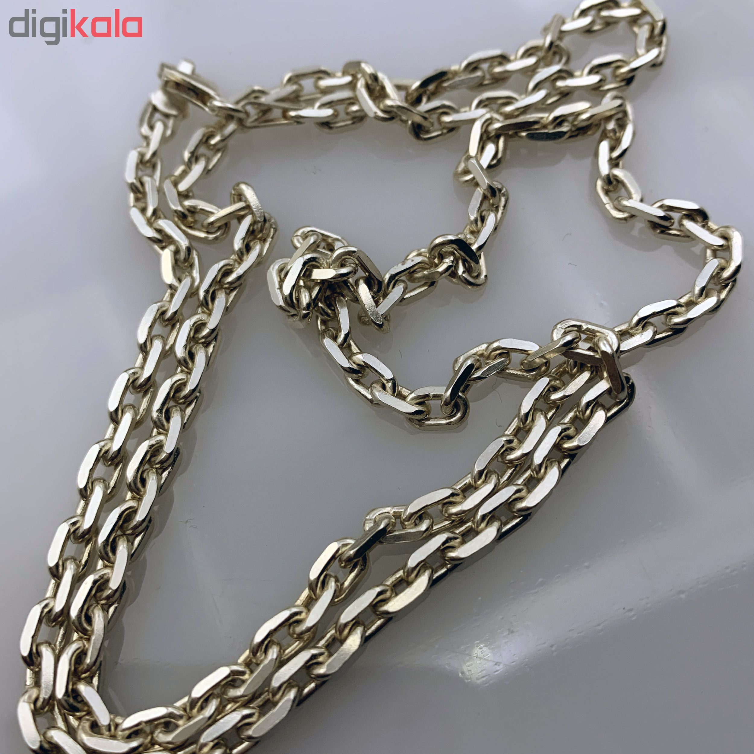 زنجیر نقره مردانه کد ARAZ-T1