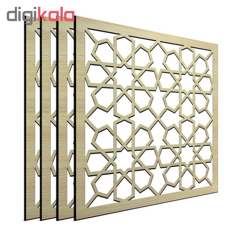 تایل سقفی کد LMG0030-B سایز 60*60 سانتی متر بسته 4 عددی