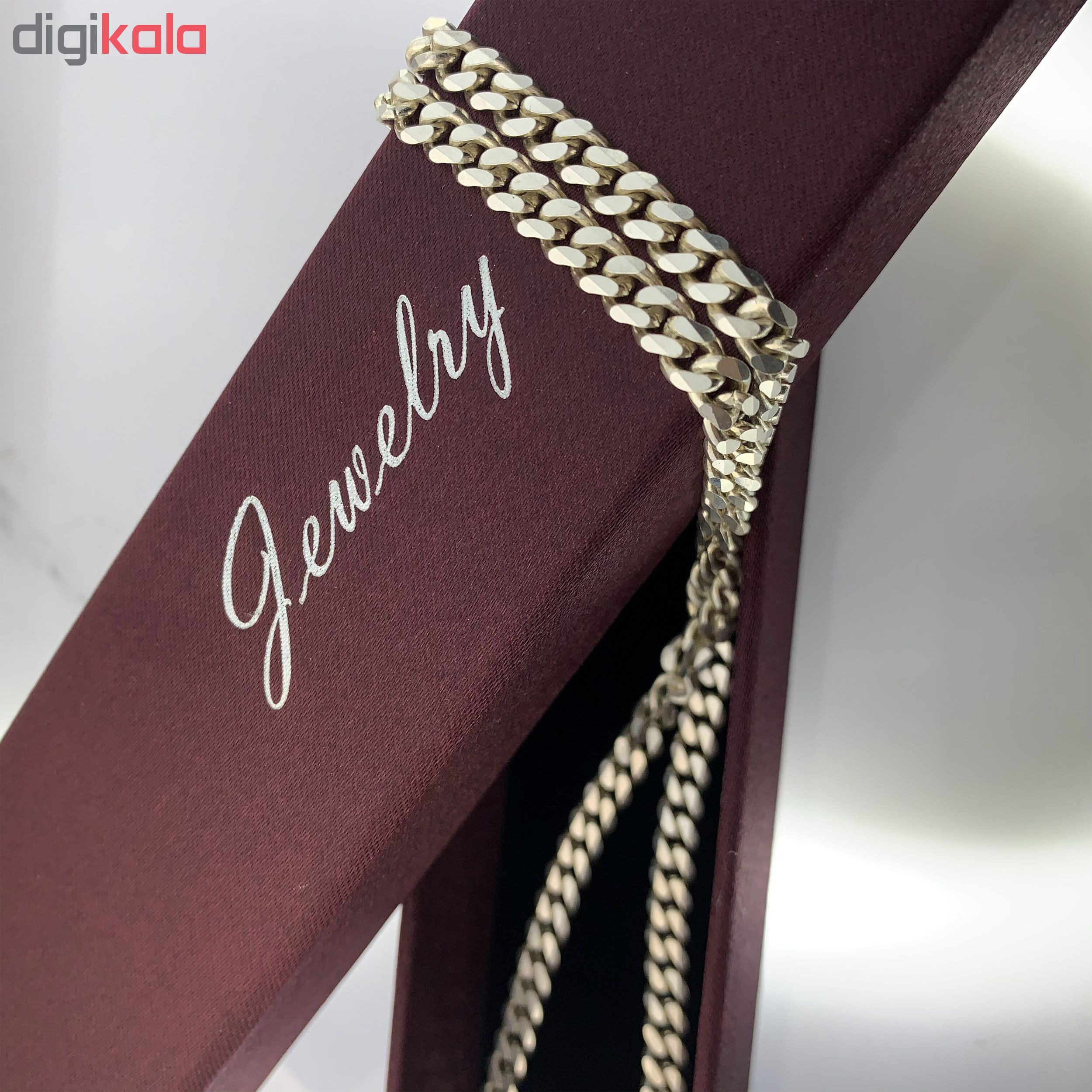 زنجیر نقره مردانه کد ARAZ-T3