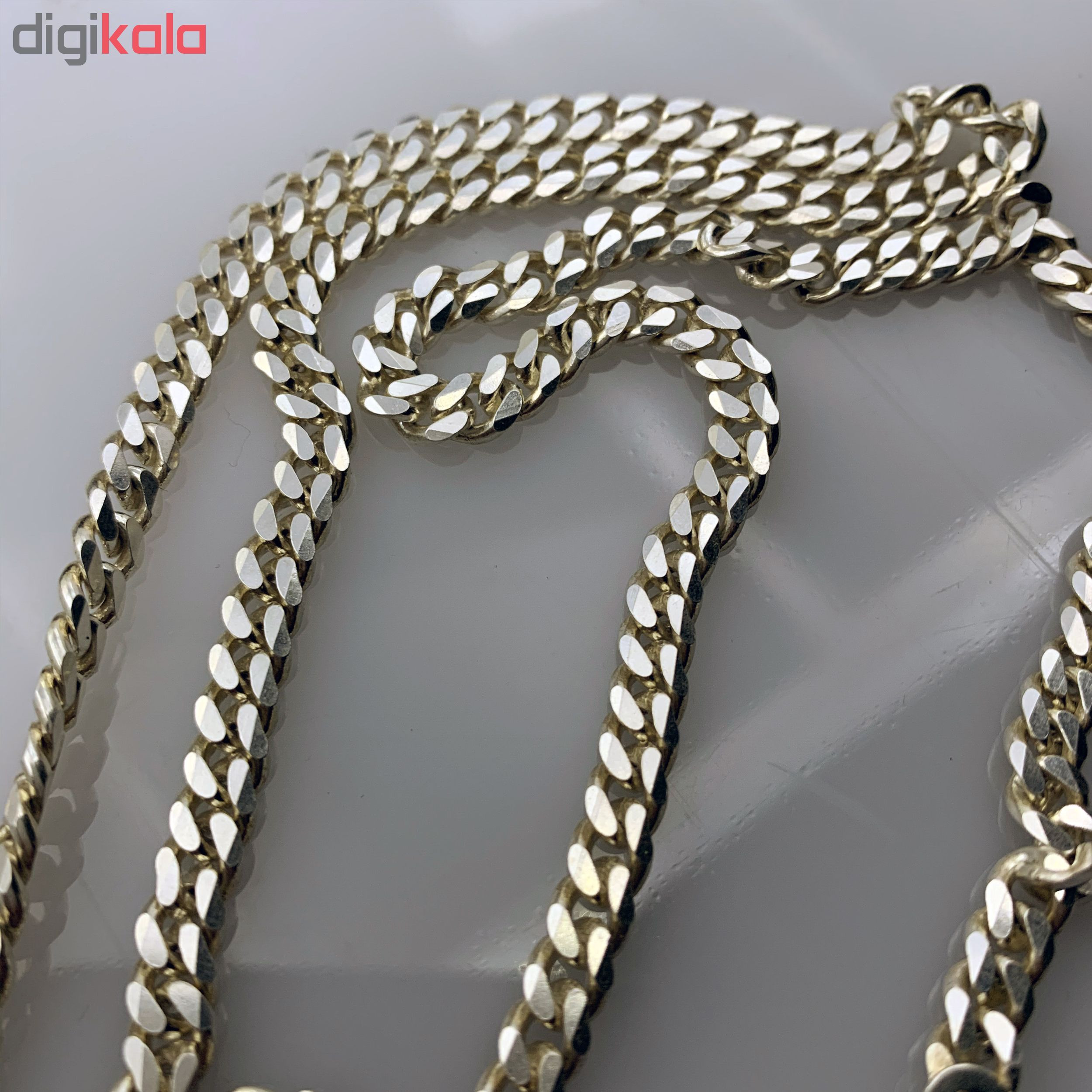 زنجیر نقره مردانه کد ARAZ-T3