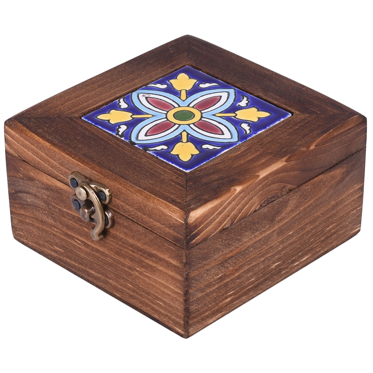 جعبه هدیه طرح گل چهارپر کد 08-10