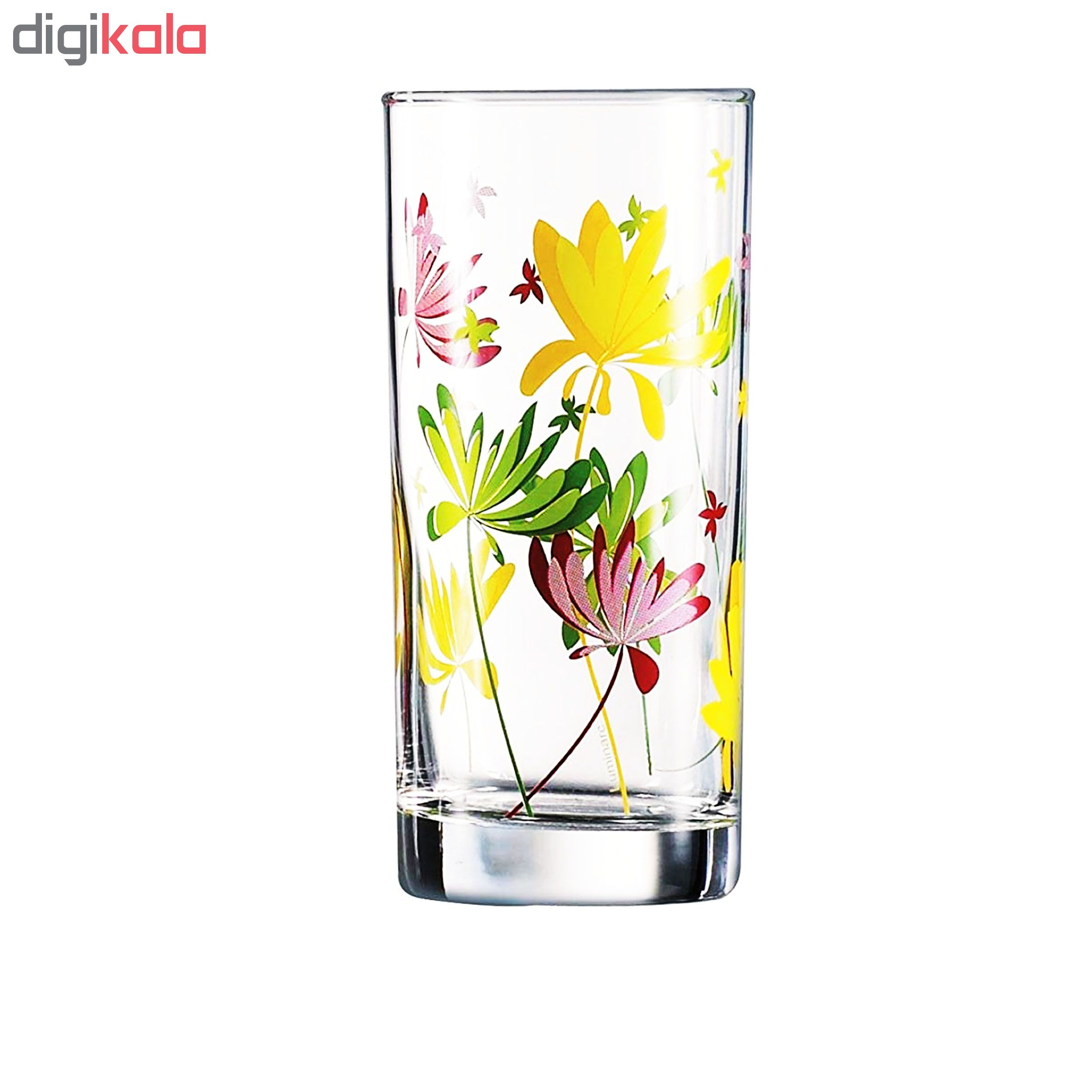 ست پارچ و لیوان 7 پارچه لومینارک مدل CRAZY FLOWRS