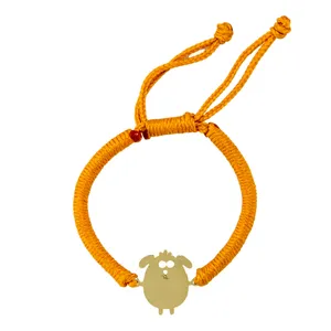 دستبند طلا 18 عیار دخترانه  گالری طلامون کد DK1007