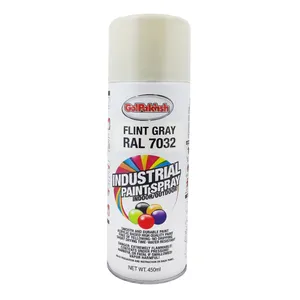 اسپری رنگ خاکستری گل پخش مدل RAL 7032 حجم 450 میلی لیتر