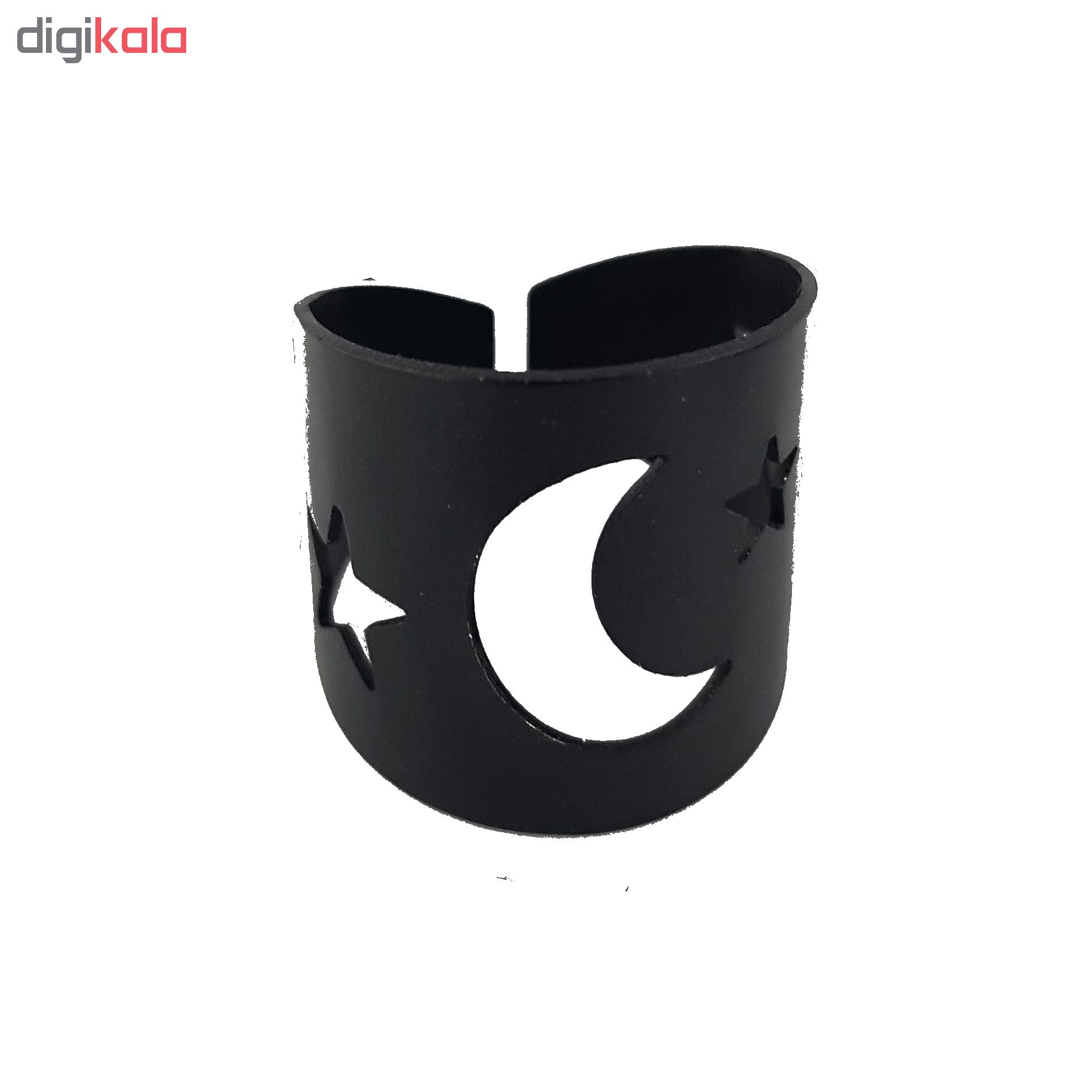 انگشتر زنانه طرح ستاره کد R0504 مجموعه 5 عددی